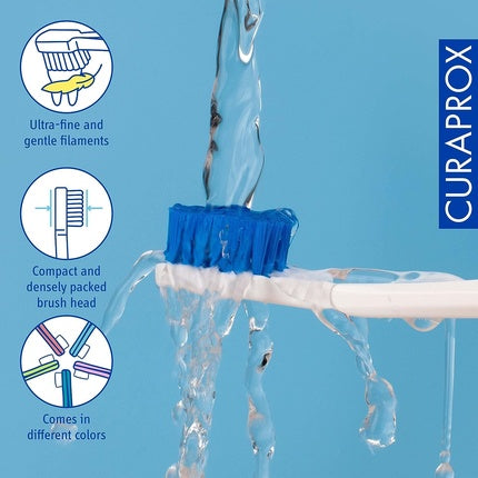 Periuță dinți Curaprox Ultra Soft, alb