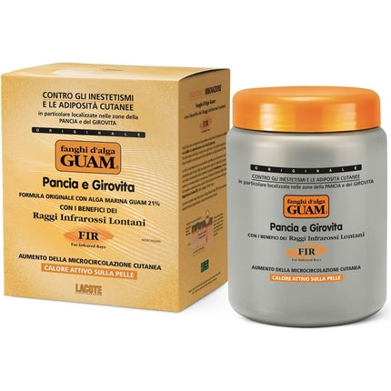 Pasta Anti-Cellulită Guam FIR Belly and Waist Seaweed Mud, Alga Marina, 1kg