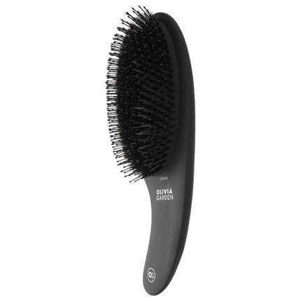 Perie rotundă, Olivia Garden, Expert Care, negru mat