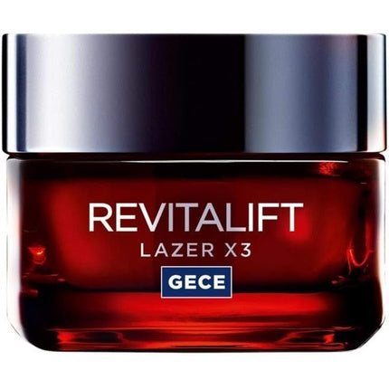 Cremă de noapte L'Oréal Paris Revitalift Laser X3 cu Acid Hialuronic