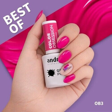 Lac de unghii, Andreia Professional, OB3 Hot Pink