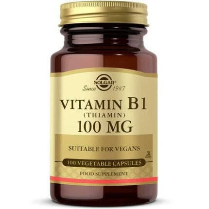 Solgar Vitamin B1 (Tiamin) 100 mg, 100 Capsule Vegetale