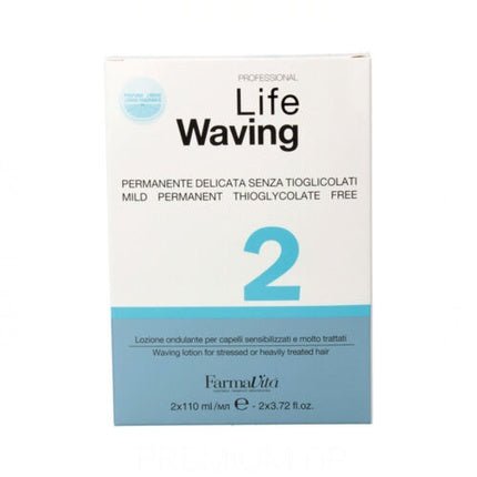 Loțiune Ondulantă, Farmavita, Nº2 Life Waving, fără tioglicolați, 2x110ml
