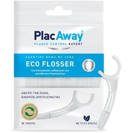 Fire de dinți PlacAway Eco Flosser, 30 bucăți