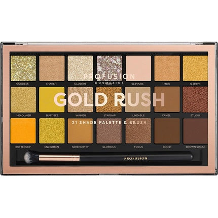 Fard de pleoape, Profusion Cosmetics, Gold Rush, 21 nuante