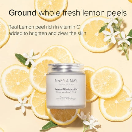 Masca exfolianta, Mary & May, Lemon Niacinamide, 299g