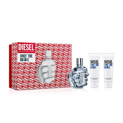 Set Parfum Diesel Only the Brave, Apa de toaleta si gel de dus, 4.2 Fl Oz + 2x 2.5 Fl Oz