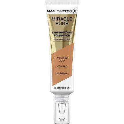 Fond de ten, Max Factor Miracle Pure, Deep Bronze 82
