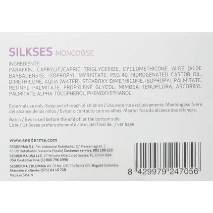 Cremă facială, Sesderma, Silkses Monodose, 3ml x 20 doze