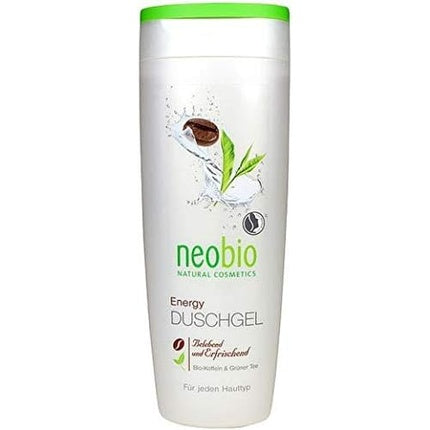 Gel de duș Neobio Energy cu cofeină și ceai verde, 250 g
