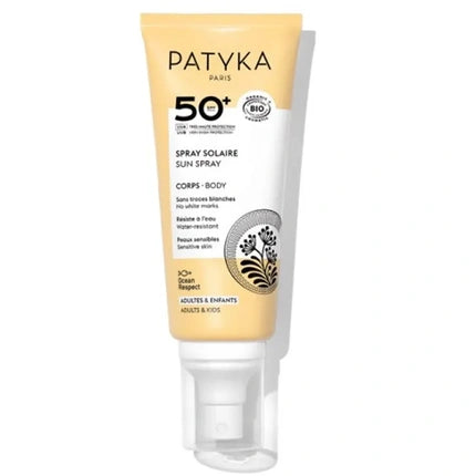 Spray Solar Corp, Patyka, SPF 50+, Bio, Fără urme albe