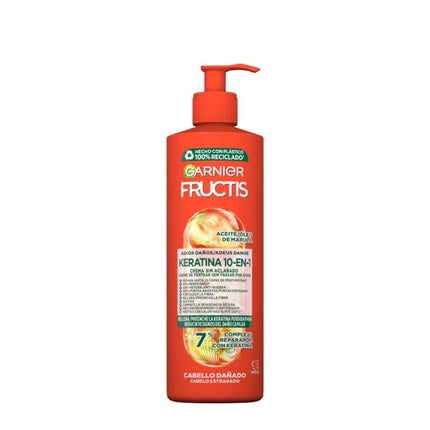 Cremă leave-in Garnier Fructis Keratin, 400 ml