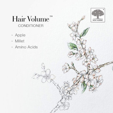Balsam păr New Nordic Hair Volume 250 ml maroniu