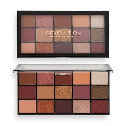 Paletă farduri, Makeup Revolution, Reloaded Seduction, 15 nuanțe