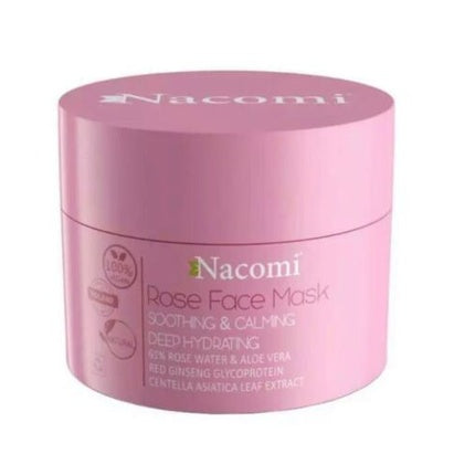 Masca fata, Nacomi, Rose, calmanta, 50ml