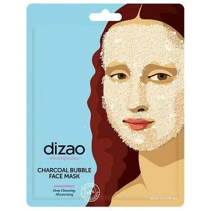 Masca cu bule Dizao Organics, carbune, 300g