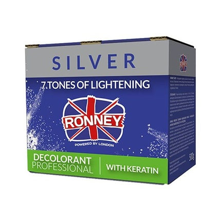 Pulbere de decolorare Ronney Professional cu keratină Silver 500g