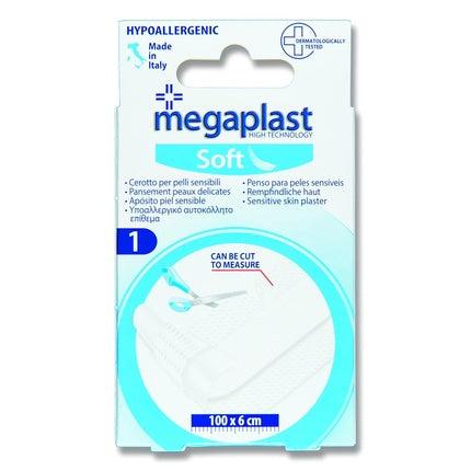 Fornor Megaplast Adhesive Strips, Parodi, Alb, 100 buc