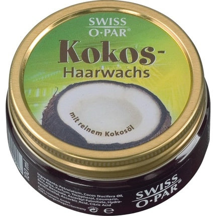 Swiss-O-Par Coconut Hair Wax, 110 g, ambalaj rotund