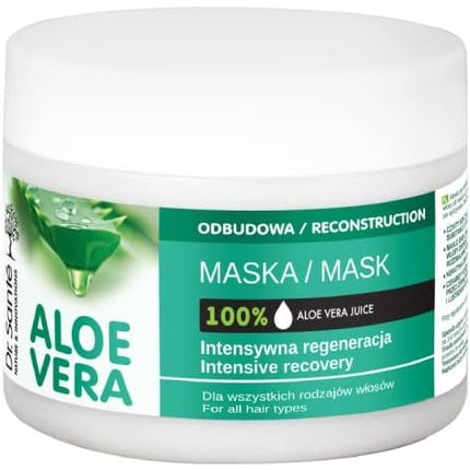 Masca de par Dr Santé Aloe Vera, Recuperare intensiva, 300ml