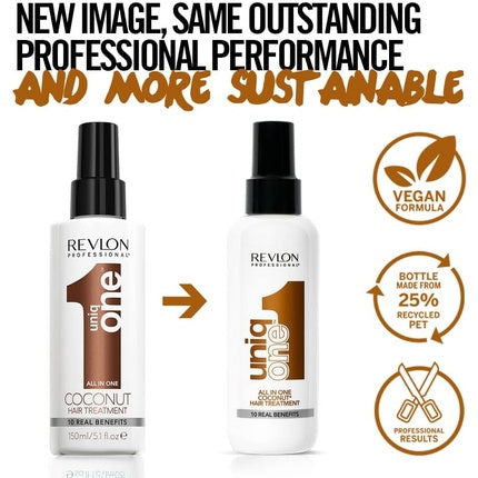 Tratament pentru păr, Revlon Uniq One Coconut, 150ml