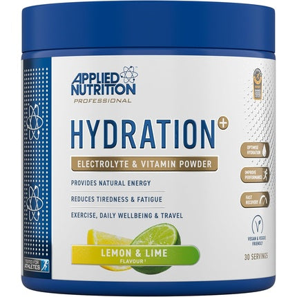 Pudră Hidratare Electroliți și Vitamine, Applied Nutrition, Lămâie și Lime, 300g