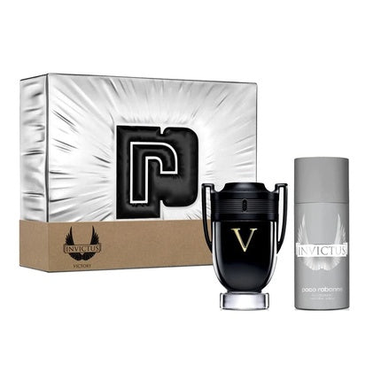Set Parfum Paco Rabanne Invictus Victory, Ambalaj Argintiu