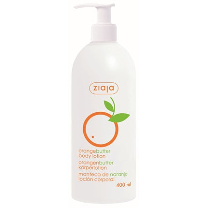 Loțiune de Corp Ziaja Orange Butter, 400 ml, alb cu portocaliu