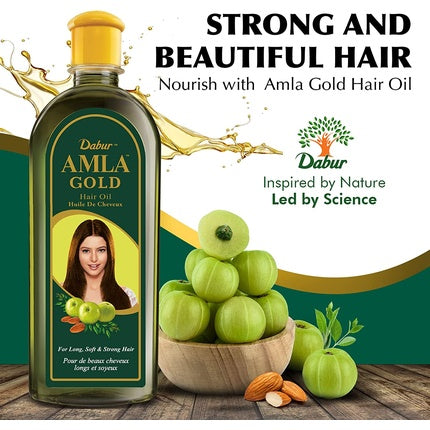 Ulei păr, Dabur, Amla Gold, amla-almond-henna