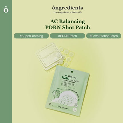 Ongredients AC Balancing PDRN Shot Patch - Pansamente pentru Acnee, 170 bucăți