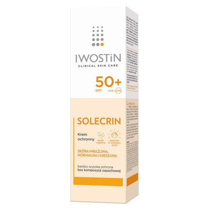 Cremă Protecție Solară Iwostin Solecrin SPF50, 50ml, alb
