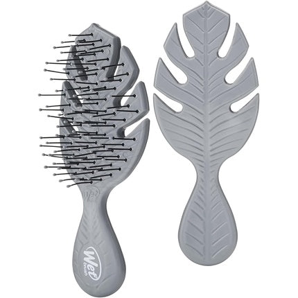 Perie detangling mica, Wet Brush, Go Green, gri