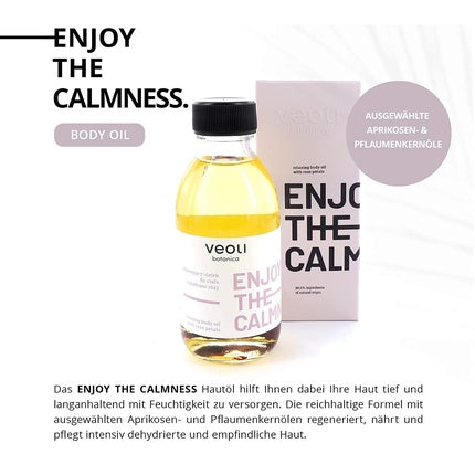 Ulei de corp, Veoli, Enjoy the Calmness, 150ml, petale de trandafir