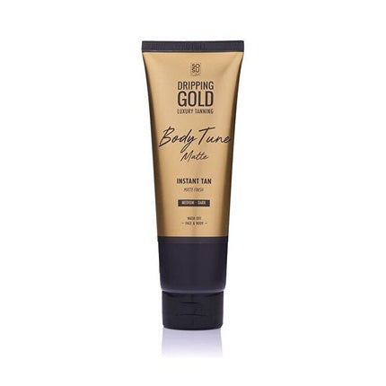 Dripping Gold Body Tune Matte, Bronzer Instant, Mediumdark, 125 ml