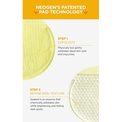 Pads exfoliante, Neogen Dermalogy, Bio-Peel, lămâie