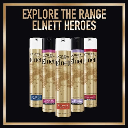 Spray de par fixant, L'Oréal Paris Elnett Normal Hold, auriu, 75ml