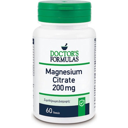 Tablete Doctor's Formulas Magnesium Citrate 200mg, 60 buc