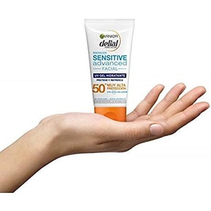 Cremă de protecție solară facială, Garnier, Delial Sensitive Advanced SPF 50+, 50ml