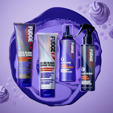 Spumă păr, Fudge, Clean Blonde, violet
