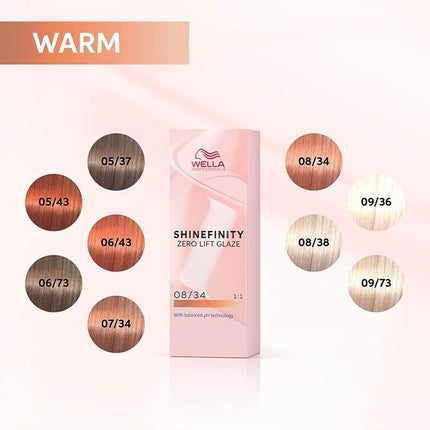 Vopsea de păr, Wella, Shinefinity Zero Lift Glaze, 60ml