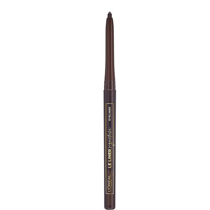 L'Oréal Paris Le Liner Signature 05 Brown Silk, Eyeliner Pen cu vârf precis și rezistent la apă