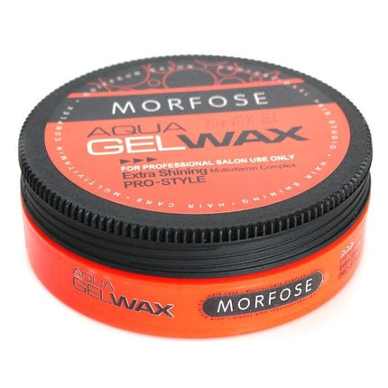 Ceară de păr Morfose Aqua Gel Wax Extra Shining Melon, strălucire extra, fixare nivel 3, 175 ml