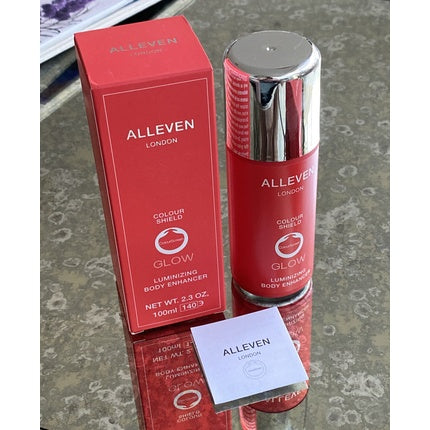 Highlighter, Allevin London, Colour Shield Glow Luminizing Body Enhancer, Ivory, 100ml