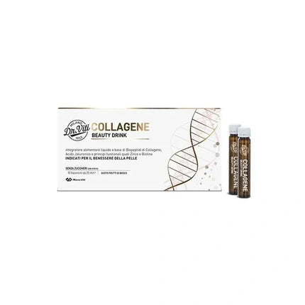 Integrator alimentar Dr Viti Collagen Beauty Drink, Marco Viti, gust fructe de pădure, 10 fiole