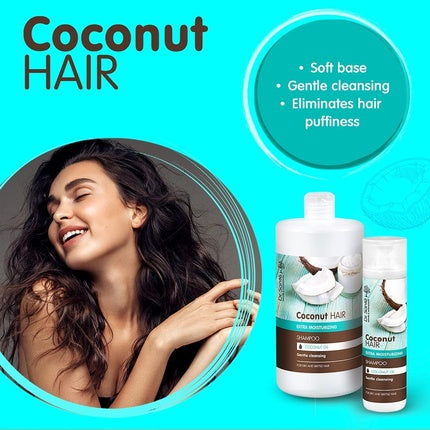 Șampon Dr.Sante, Extra Moisturizing, Ulei de Cocos, 300g