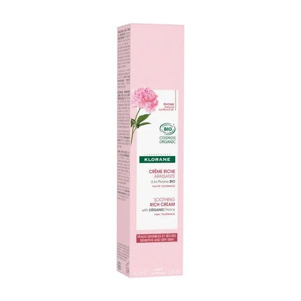 Cremă hidratantă, Klorane, 40ml, piele uscată și sensibilă
