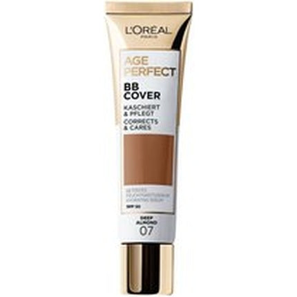 Fond de ten BB, L'Oréal Paris, Age Perfect Bb Cover, Deep Almond, 30 ml