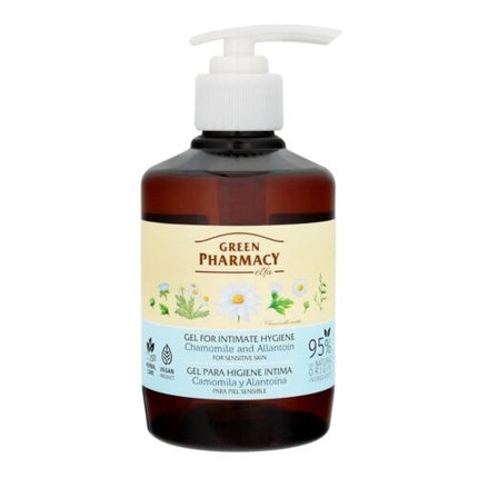 Gel de Igienă Intimă Green Pharmacy cu Mușețel și Alantoină, 370ml, cu Pompă