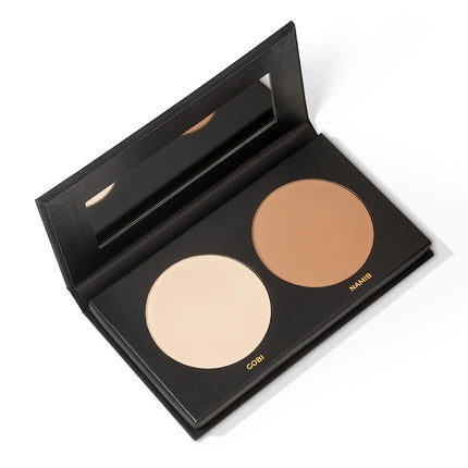 Paleta de Conturare Layla - Palette Contour Light Color, Dual Tone, Bej și Maro