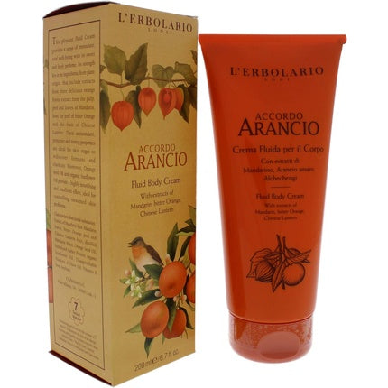 Loțiune de corp, L'Erbolario, Accordo Arancio, portocaliu, 200ml